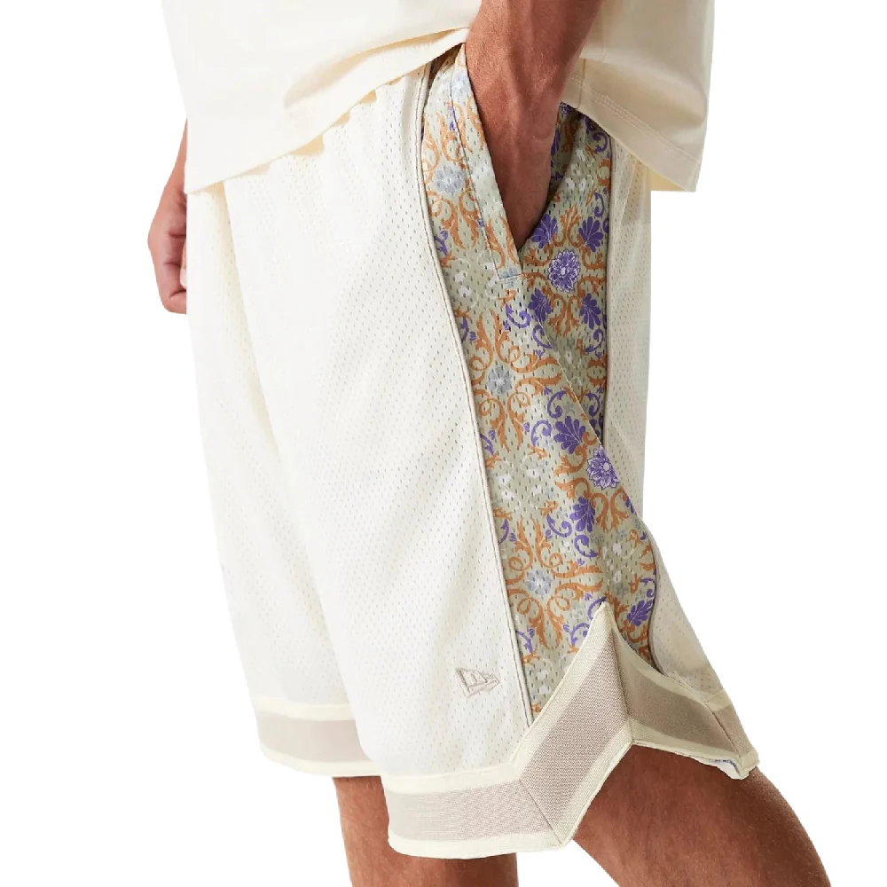 Seattle Mariners MLB Infill Open White Mesh Shorts - Image 4