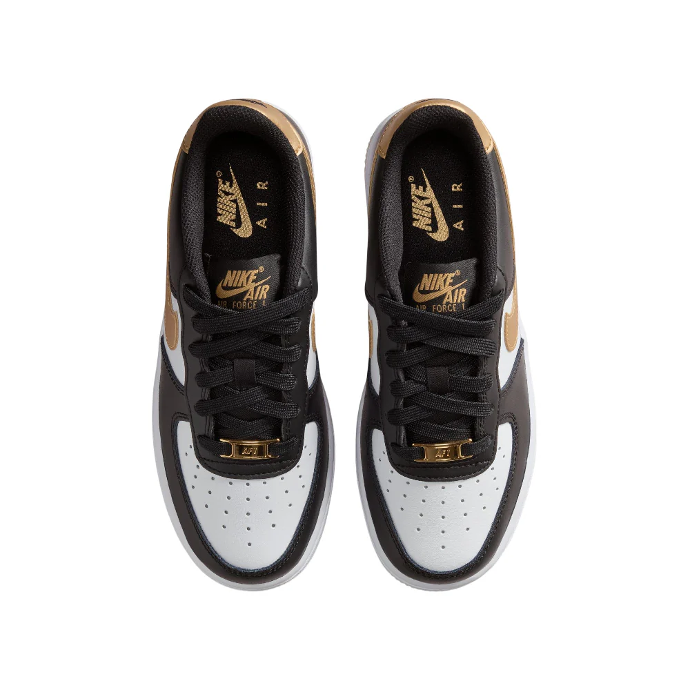 Air Force 1 Sneakers White Black GS - Image 4
