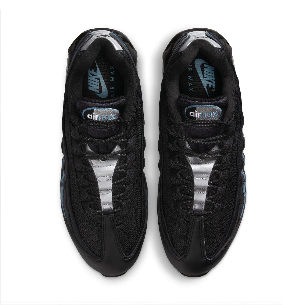 Air Max 95 "Big Bubble" Sneakers Black Blue - Image 4