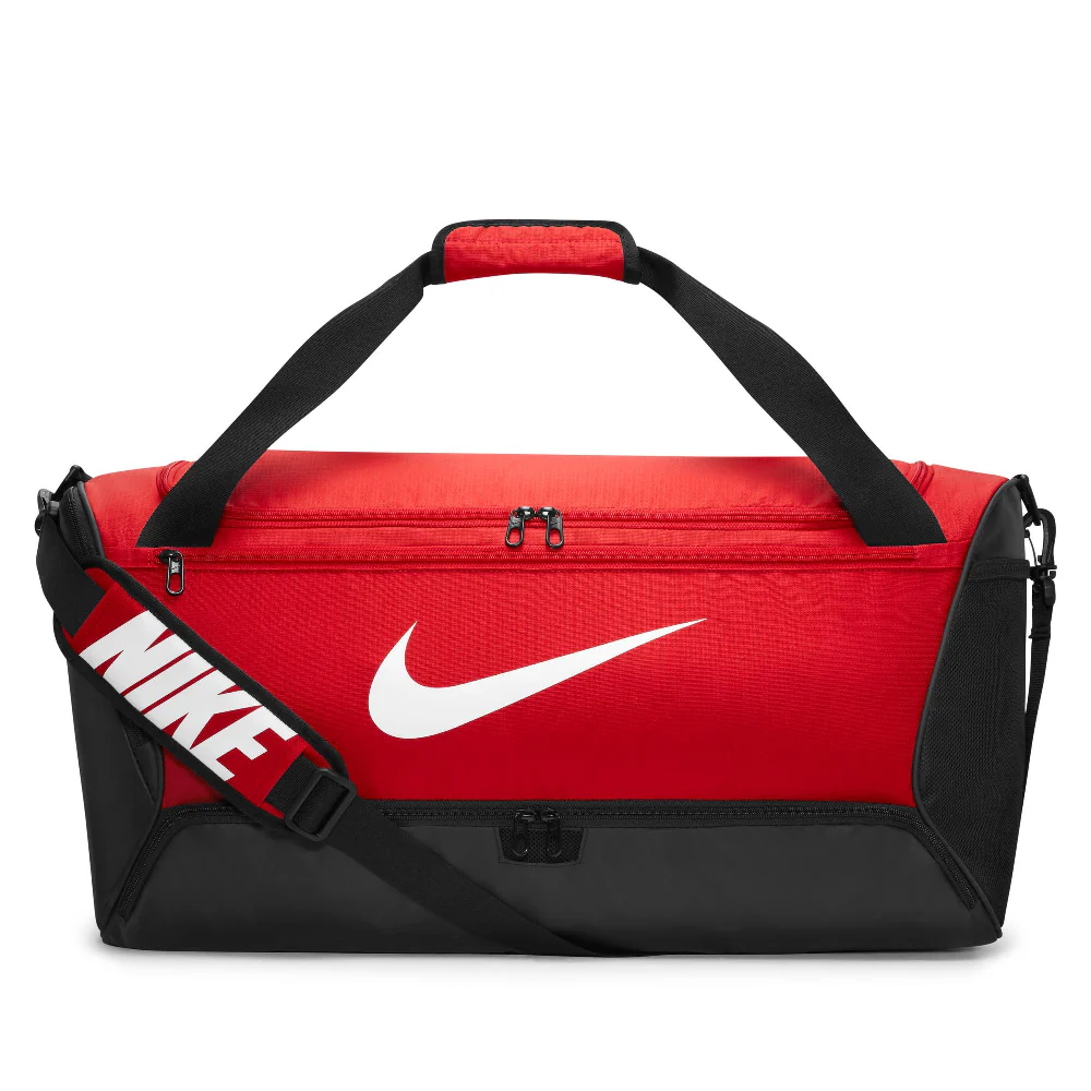 Brasilia 9.5 Training Duffel Bag (Medium, 60L) Red