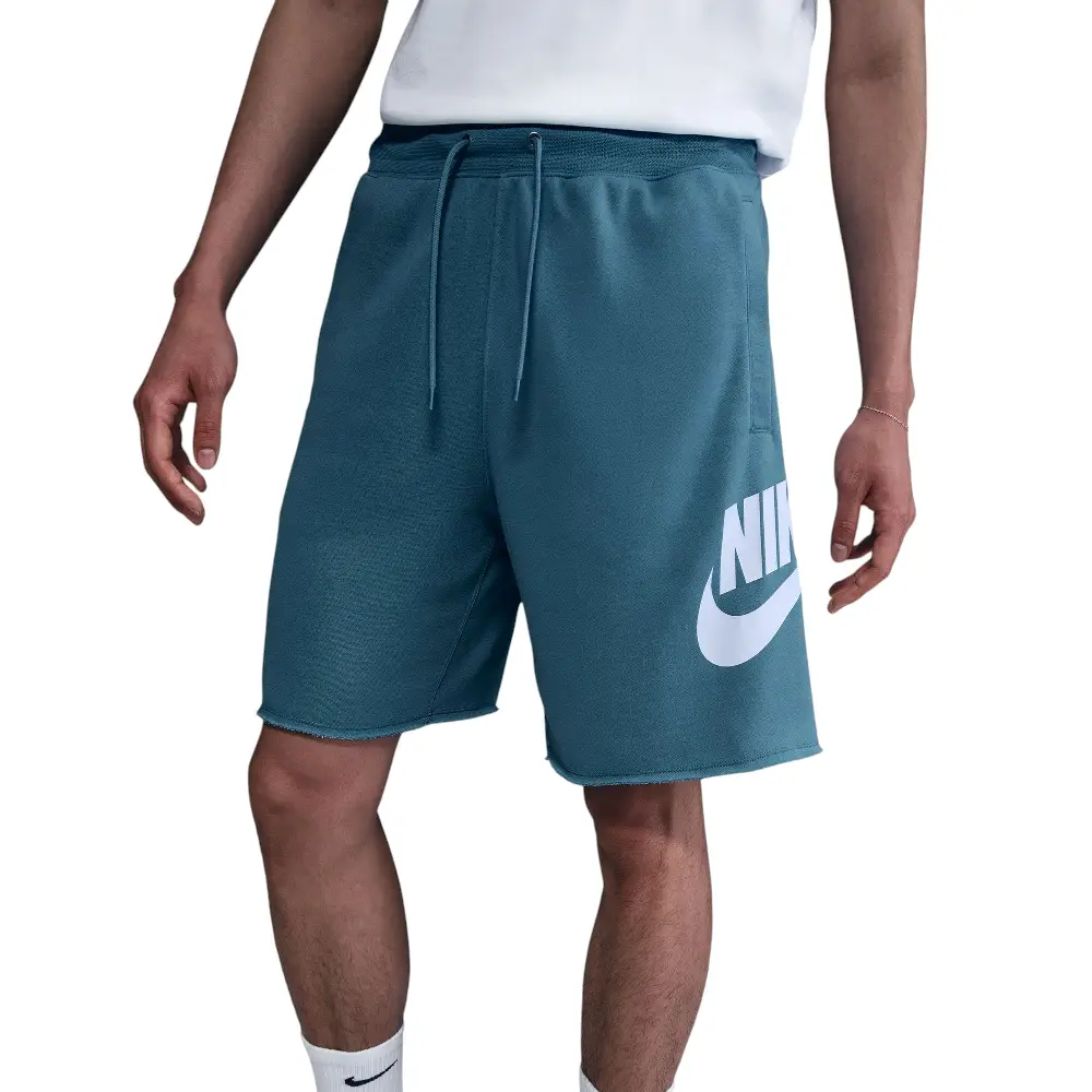 Club Alumni French Terry Short Turquoise - Image 3