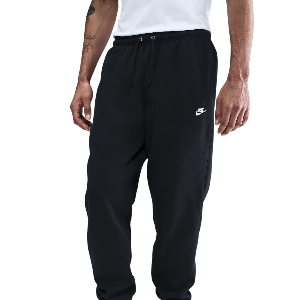 Club Cuffed Brushed Fleece Pants Black - Image 3