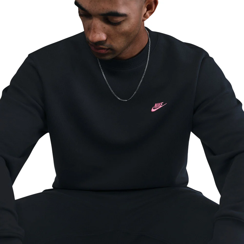 Club Fleece Crew Black - Image 3