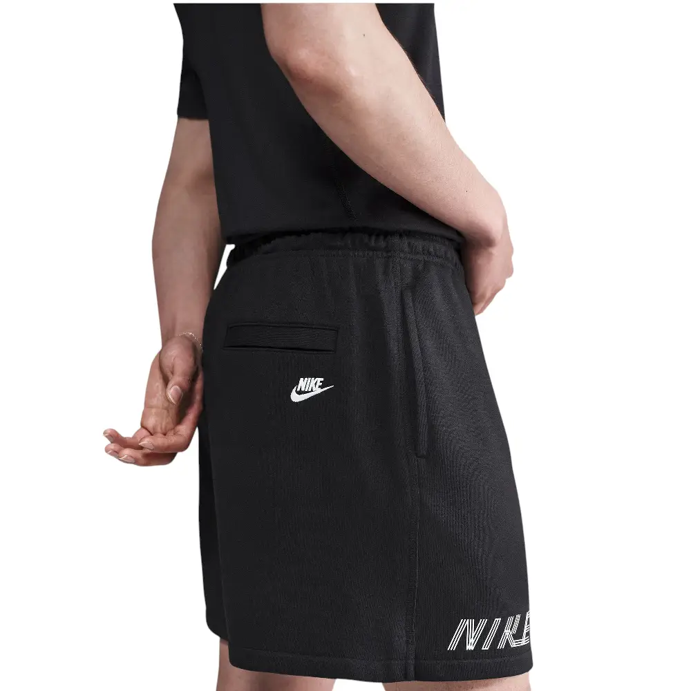 Club French Terry Flow Cycle Short Black - Image 4
