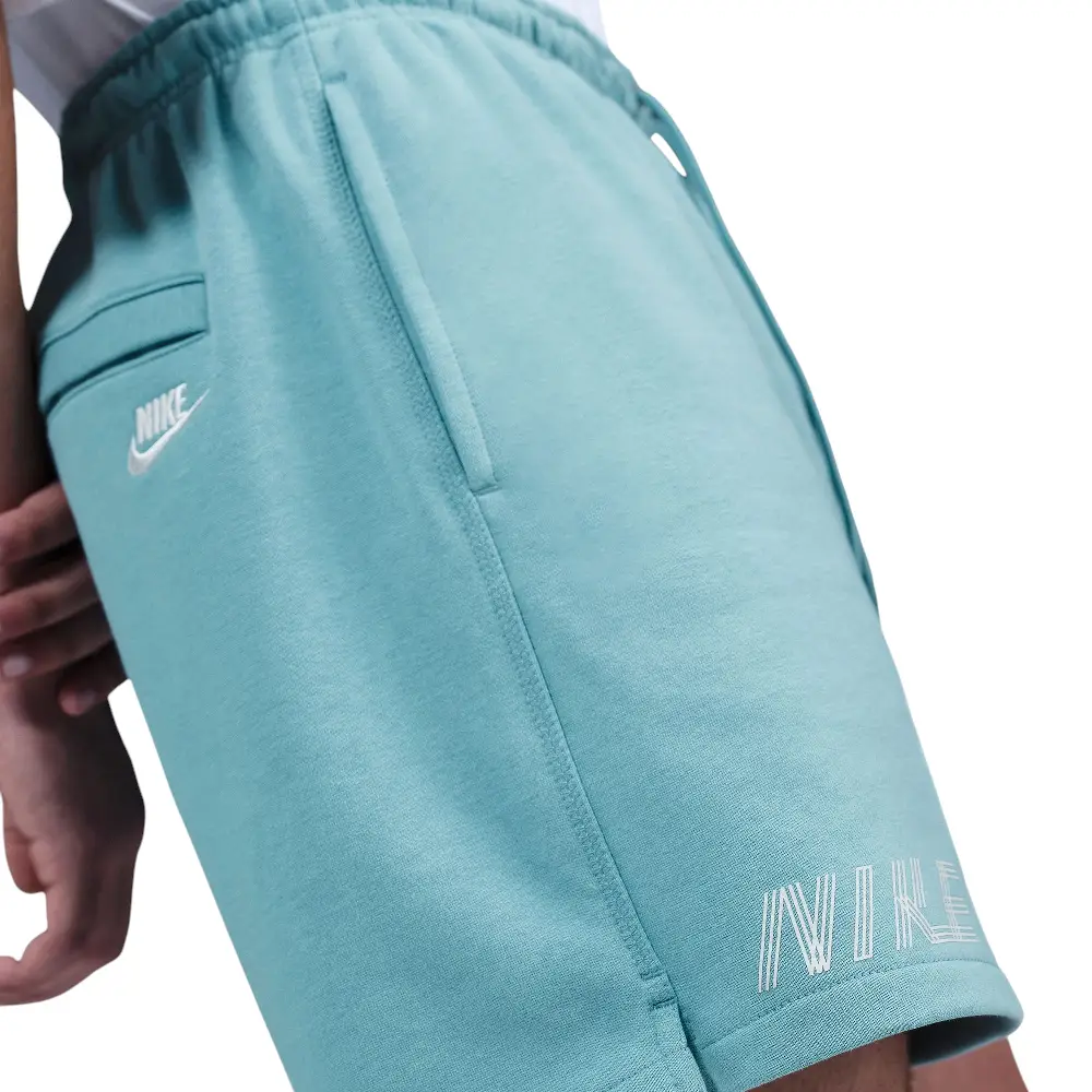 Club French Terry Flow Cycle Short Light Blue - Image 4