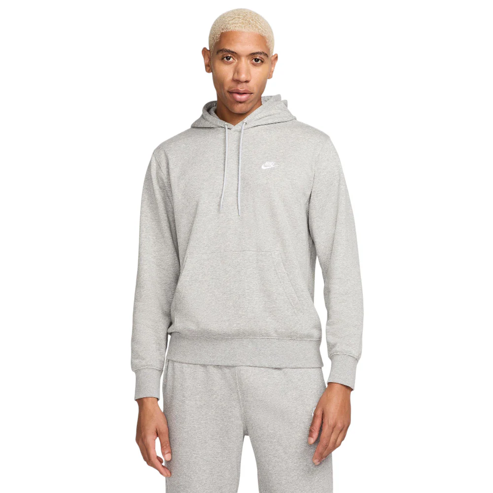 Club French Terry Pullover Hoodie Grey