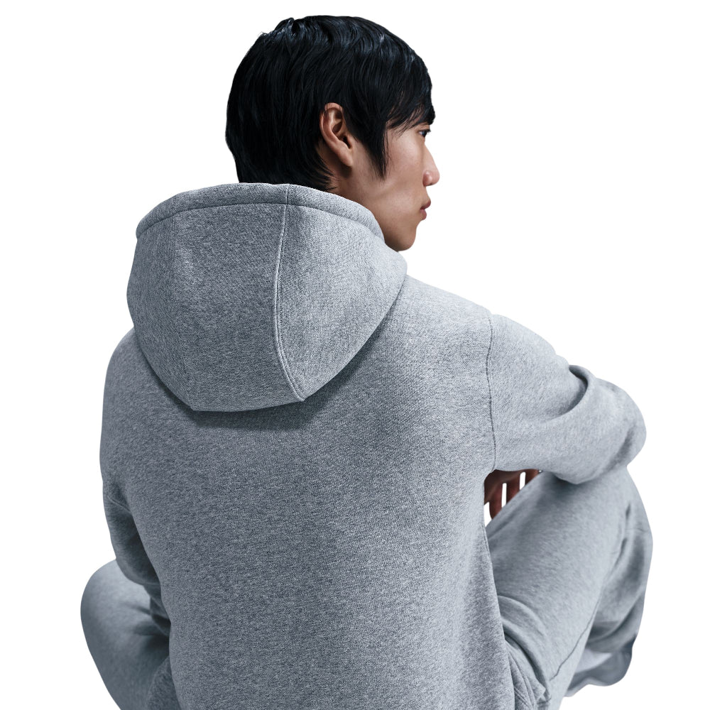 Club Full-Zip Fleece Hoodie Grey - Image 4