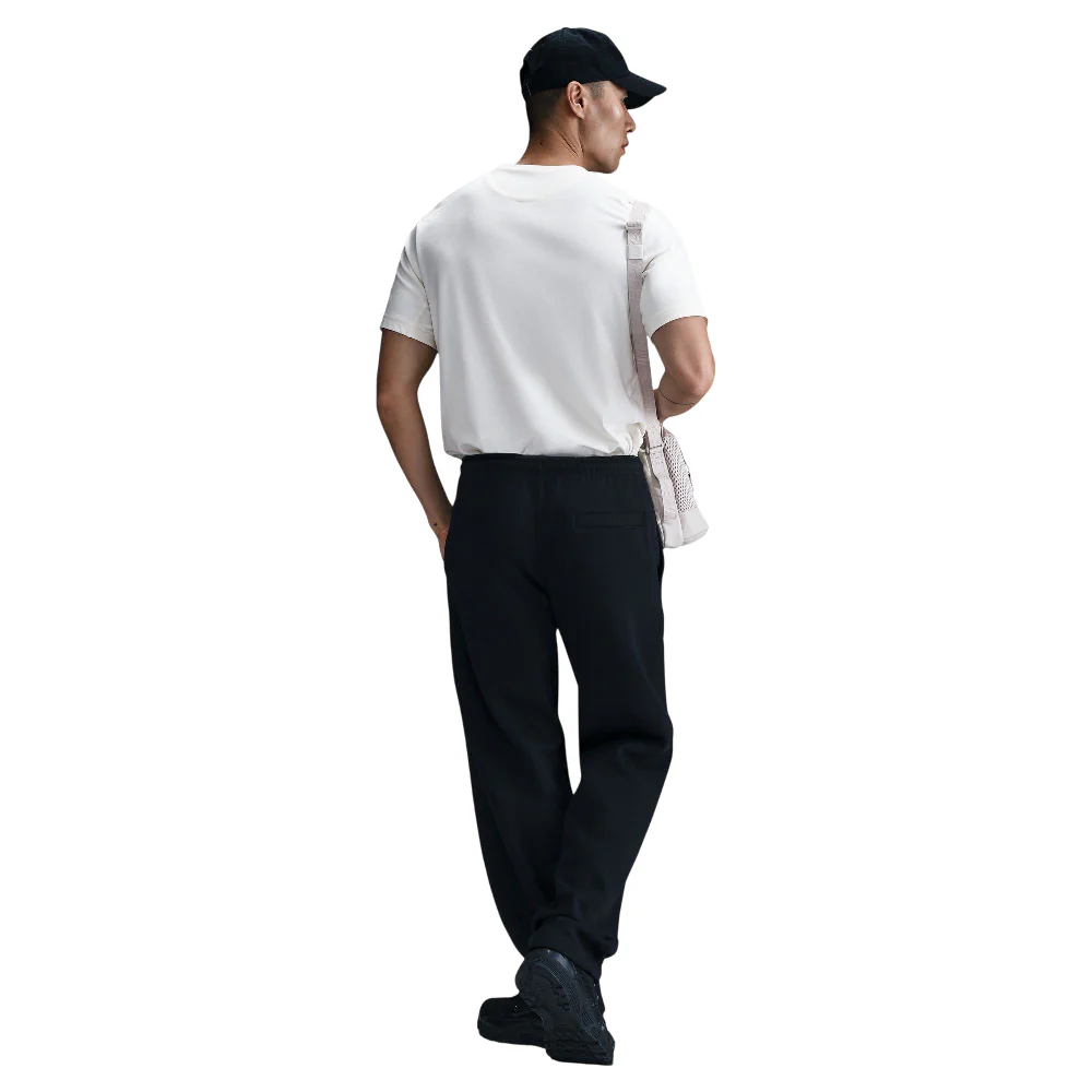 Club Open-Hem Fleece Pants Black - Image 2
