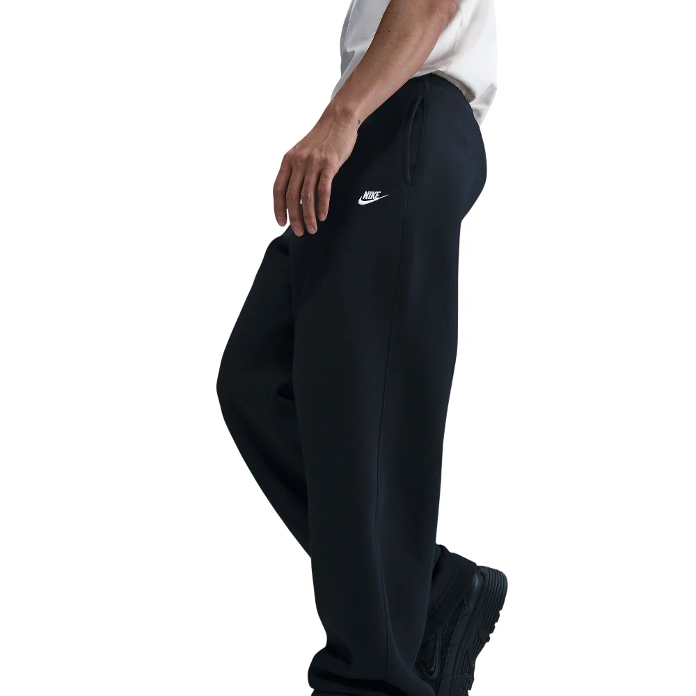 Club Open-Hem Fleece Pants Black - Image 3