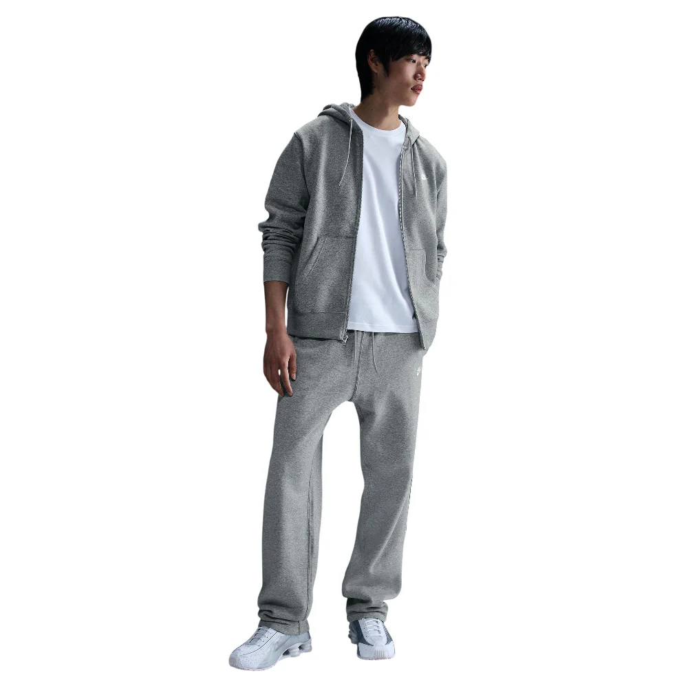 Club Open-Hem Fleece Pants Grey