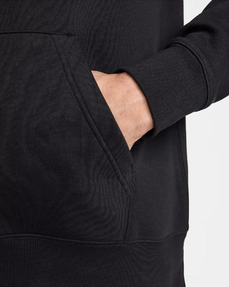 Club Pullover Fleece Hoodie Black - Image 6