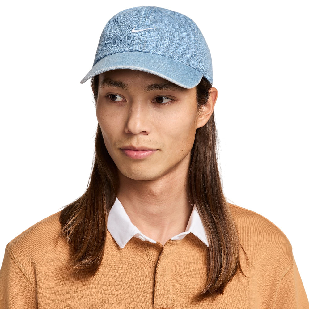 Club Unstructured Denim Cap Blue