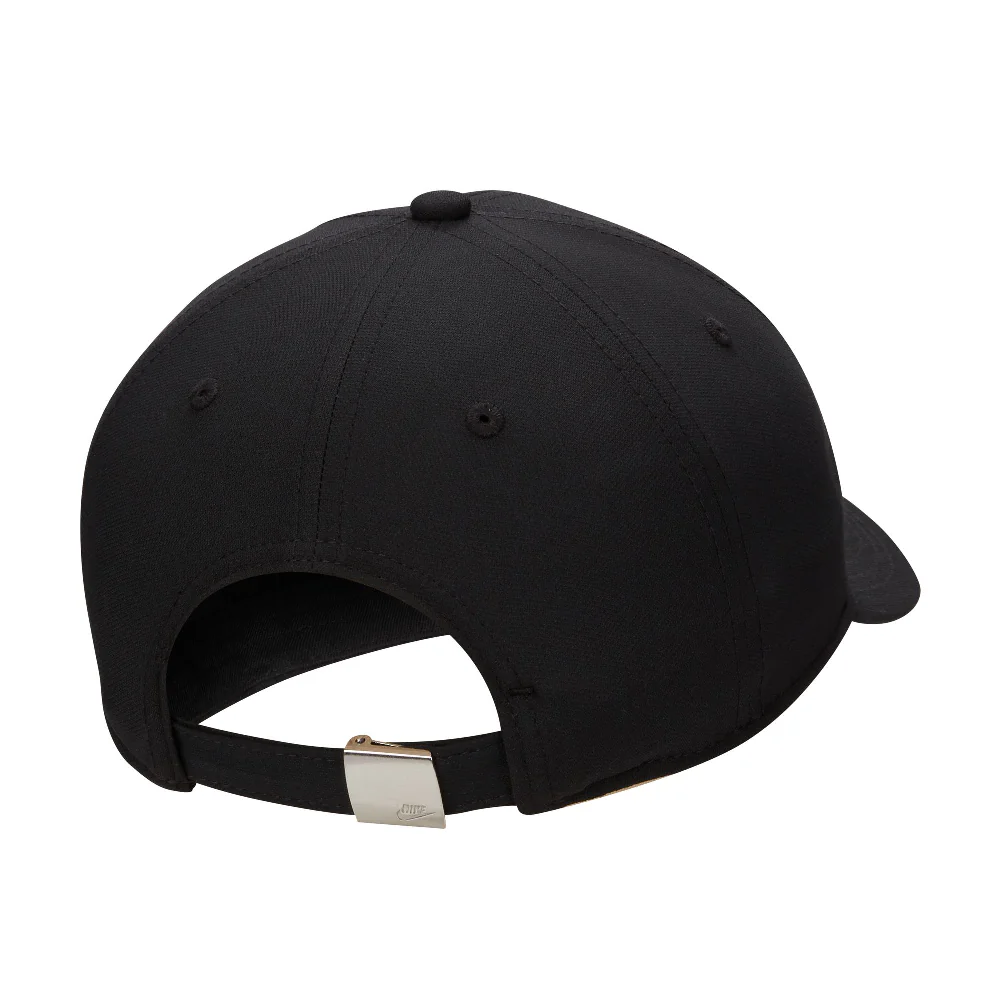Dri-FIT Club Structured Metal Logo Cap Black Silver - Image 2