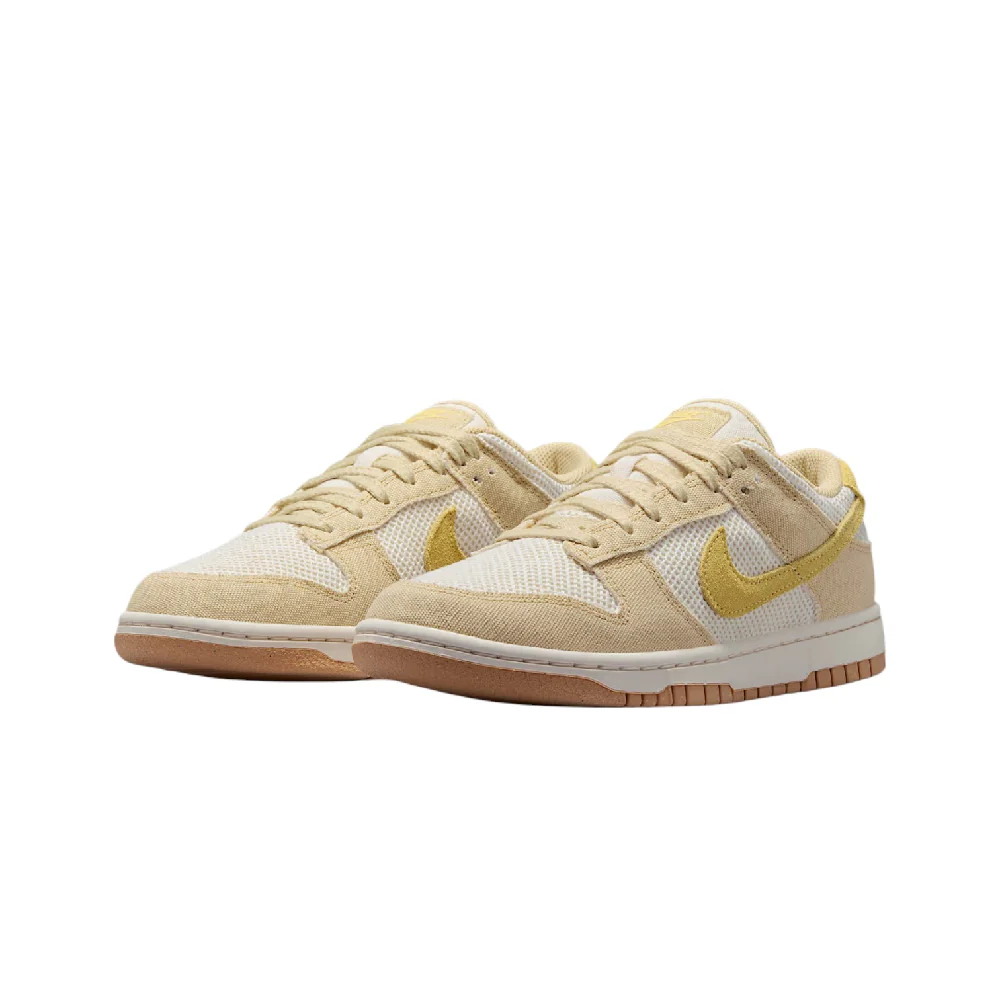 Dunk Low Next Nature SE Soft Yellow Sneakers - Image 2