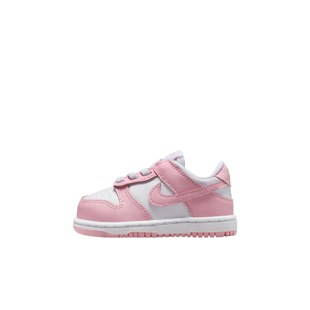 Dunk Low White/Med Soft Pink TD Sneakers