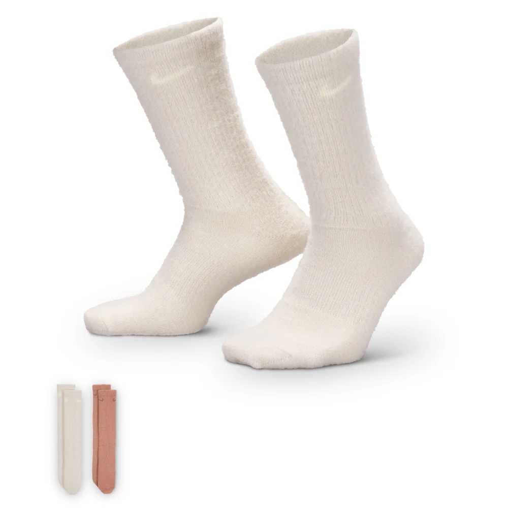 Everyday Cushioned Cozy Crew Socks (2 Pairs) Multi