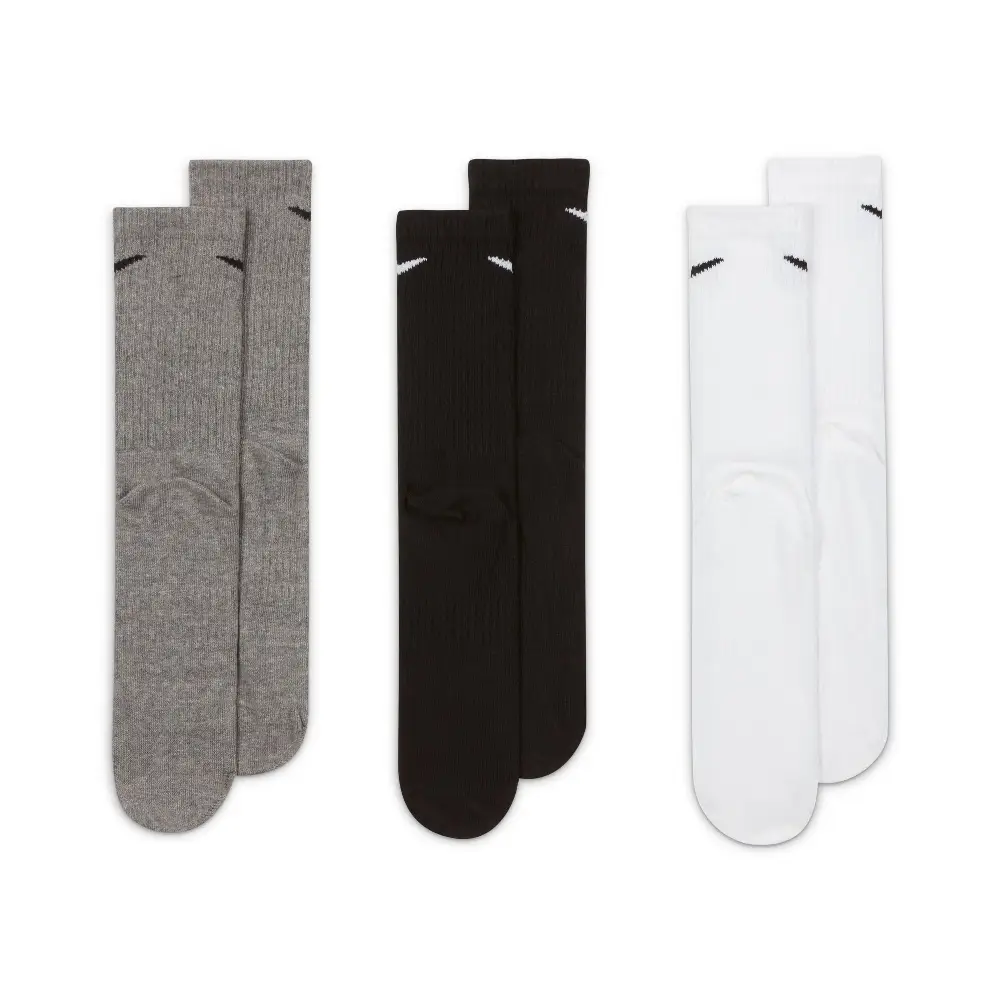 Everyday Lightweight Training Crew Socks (3 Pairs) Multi - Image 3