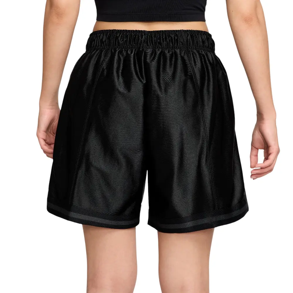 Loose Mid-Rise Graphic Short Black - Image 2