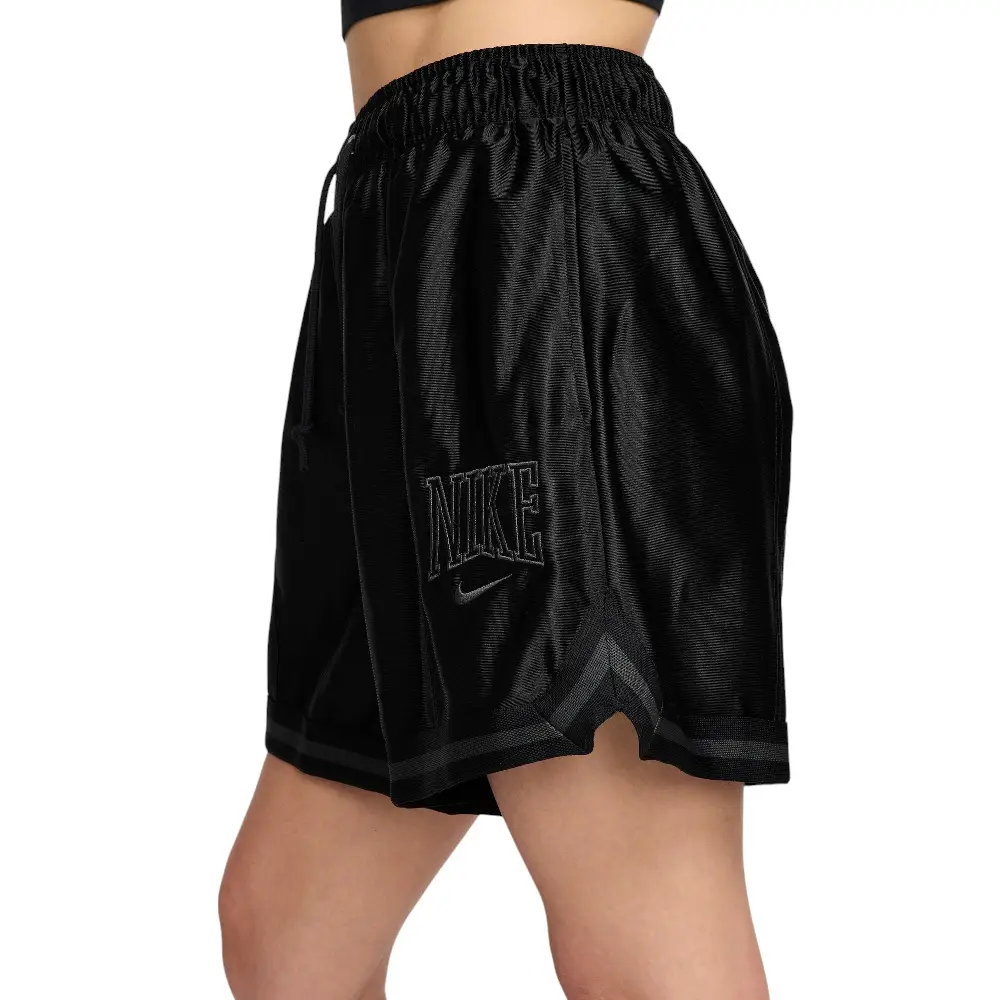 Loose Mid-Rise Graphic Short Black - Image 3