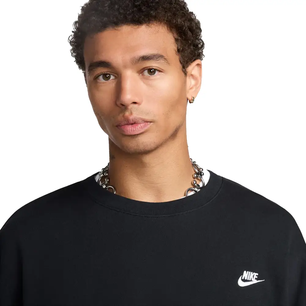 Club Oversized French Terry Crew Sweatshirt - Image 3