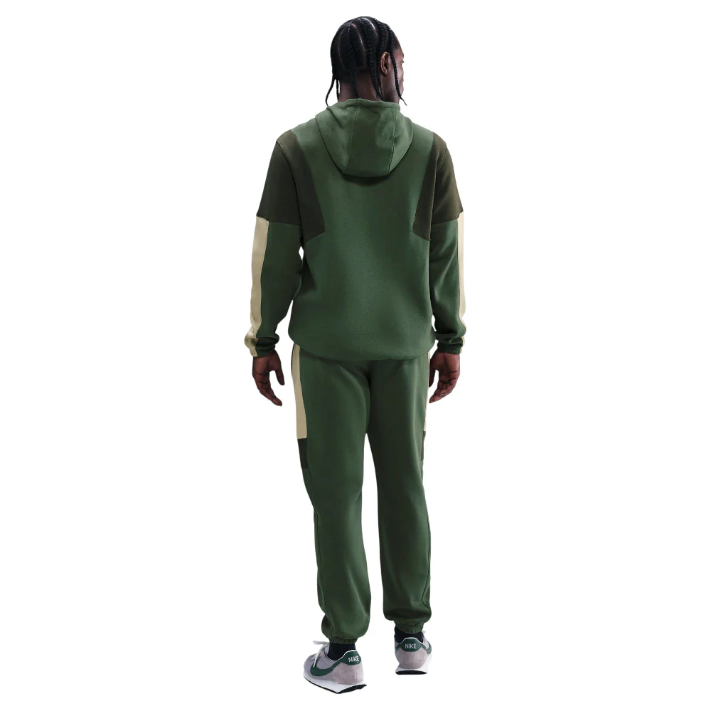 Sportswear Club Fleece Hooded Tracksuit Green - Image 2