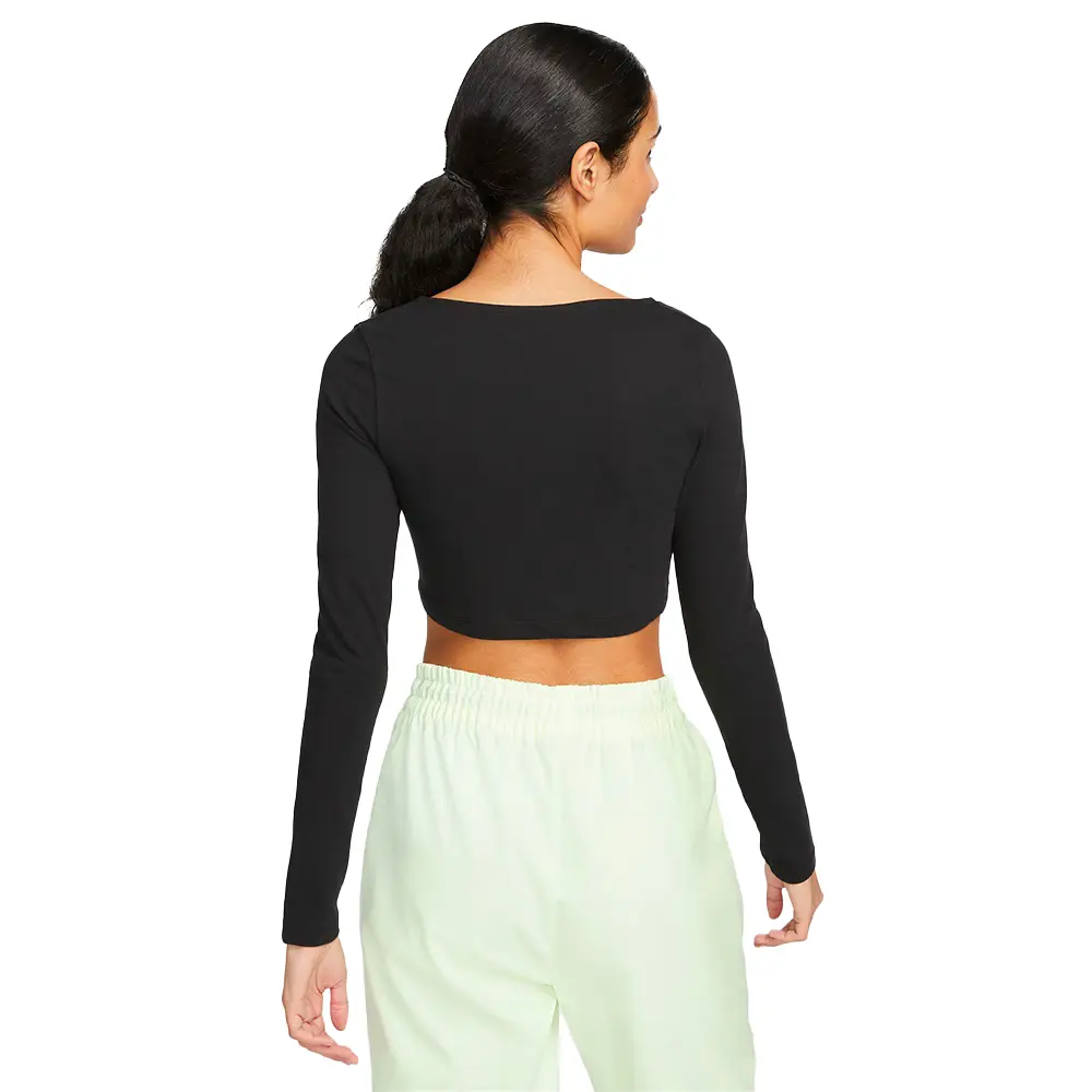 Sportswear Long-Sleeve Crop T-Shirt - Image 2