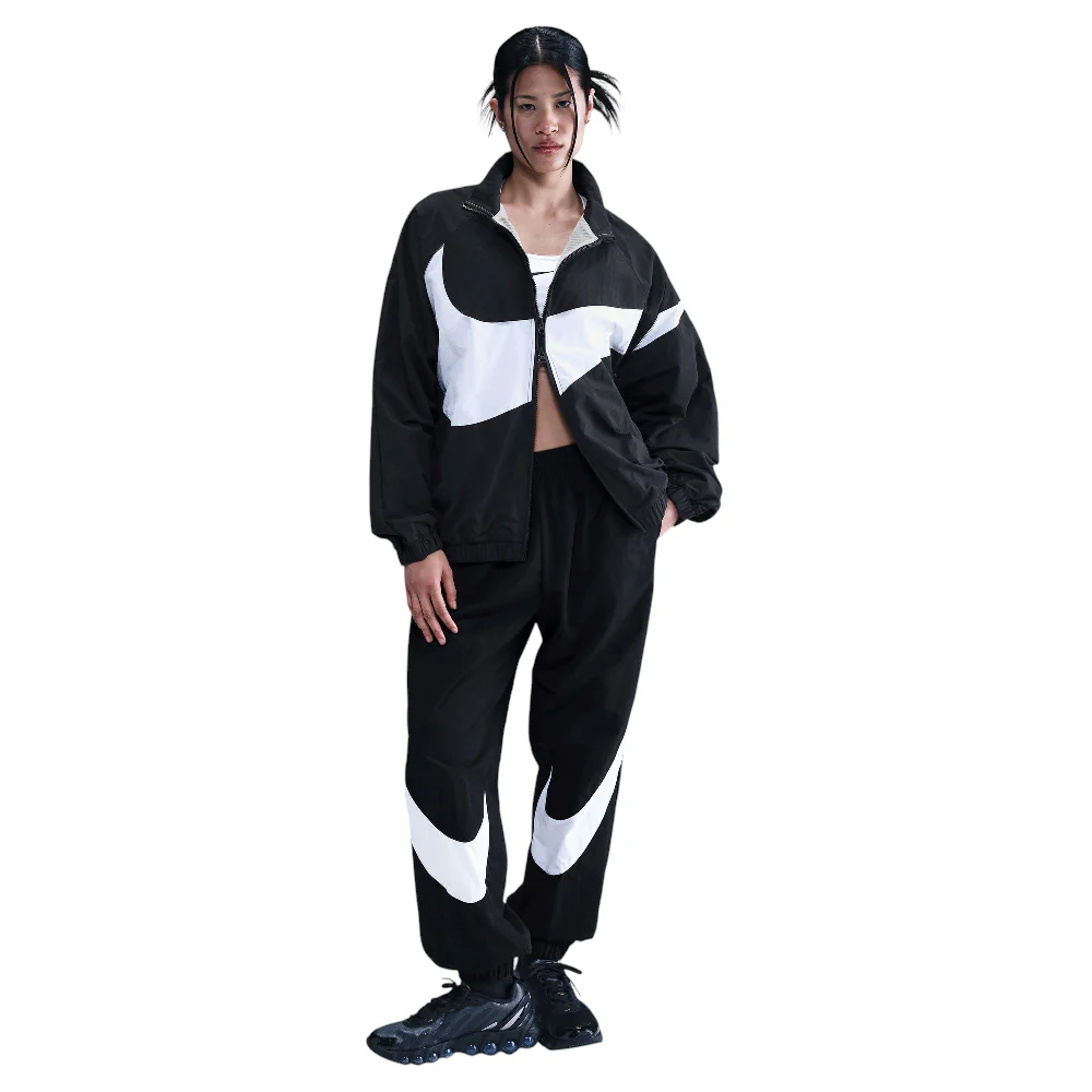 Sportswear Oversized Woven Jacket Black