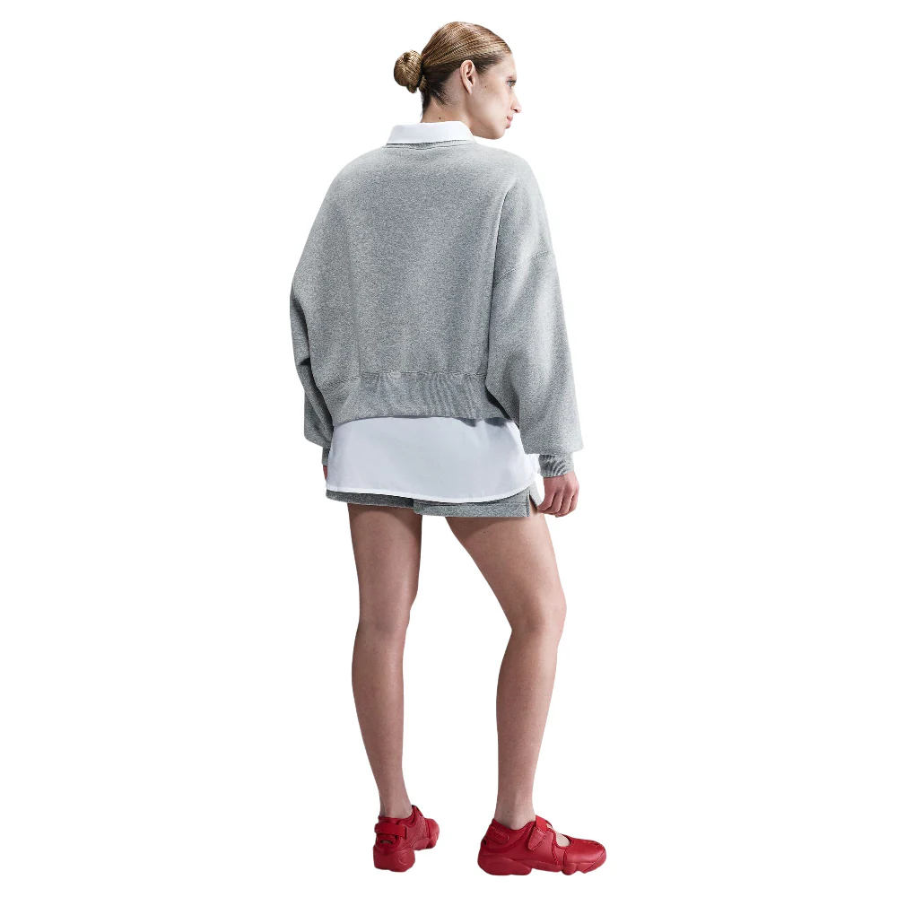 Sportswear Phoenix Fleece Over-Oversized Crew-Neck Sweatshirt Grey - Image 2