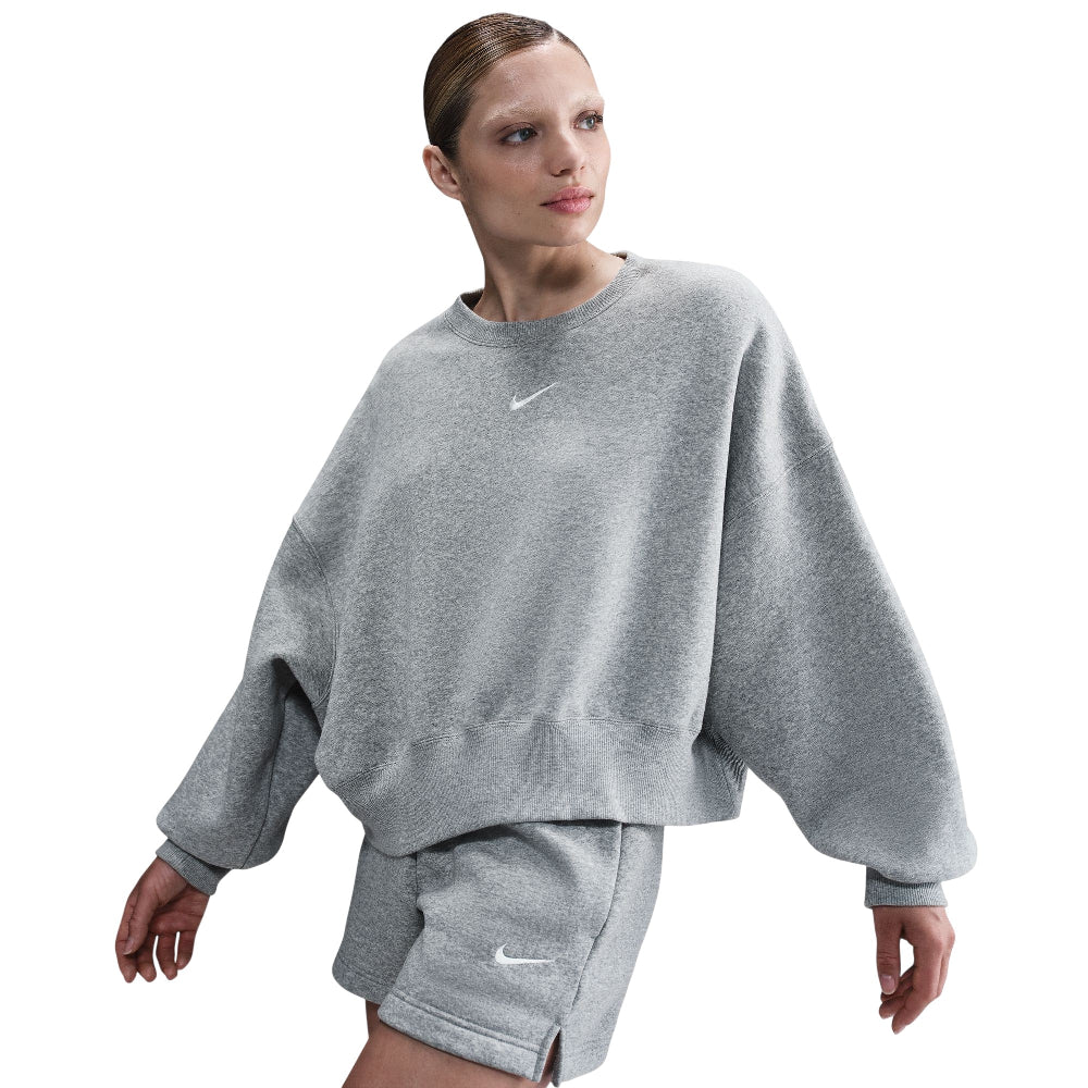Sportswear Phoenix Fleece Over-Oversized Crew-Neck Sweatshirt Grey - Image 3