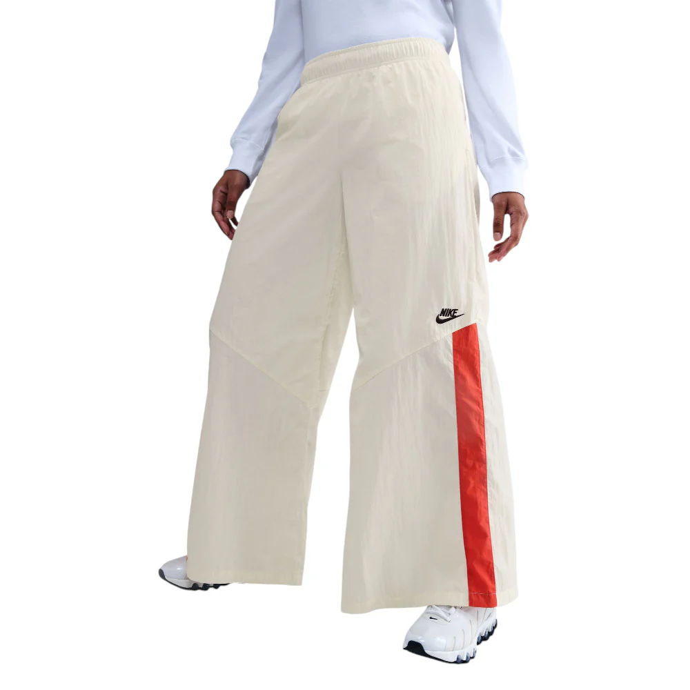 Sportswear Wide-Leg Woven Pants White - Image 3
