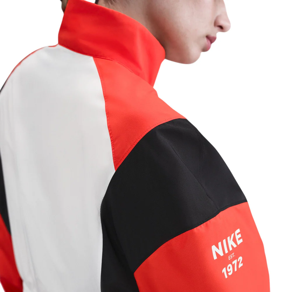 Sportswear Woven Lightweight 1/4-Zip Jacket White - Image 4