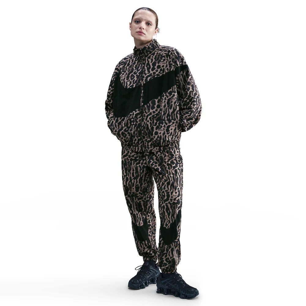 Sportswear Woven Printed Jacket Black