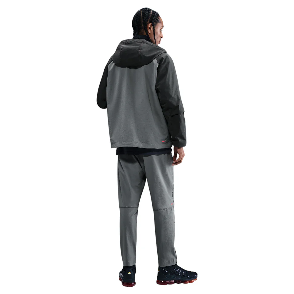 Tech Woven Full-Zip Windrunner Jacket Grey - Image 2