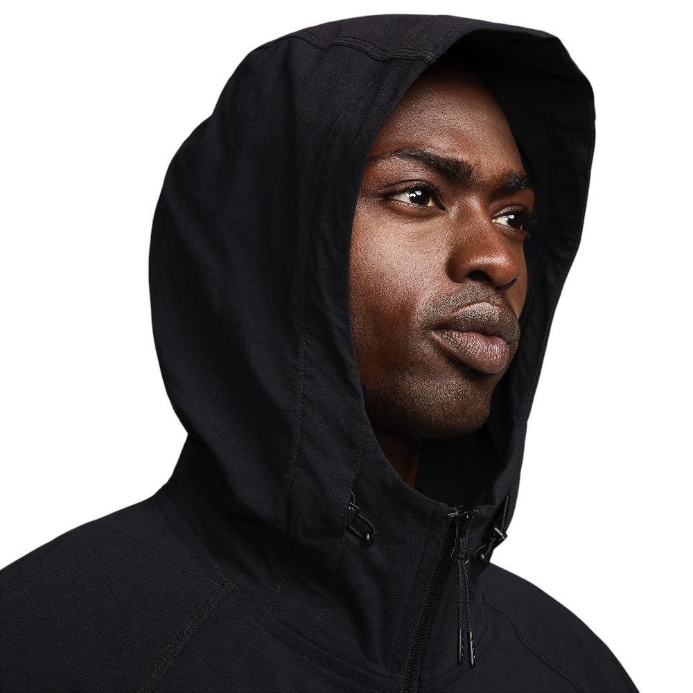 Tech Woven Jacket Black - Image 3