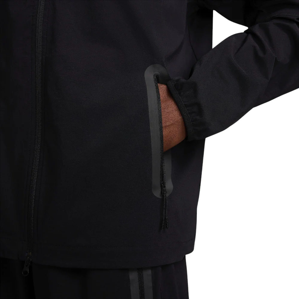 Tech Woven Jacket Black - Image 4