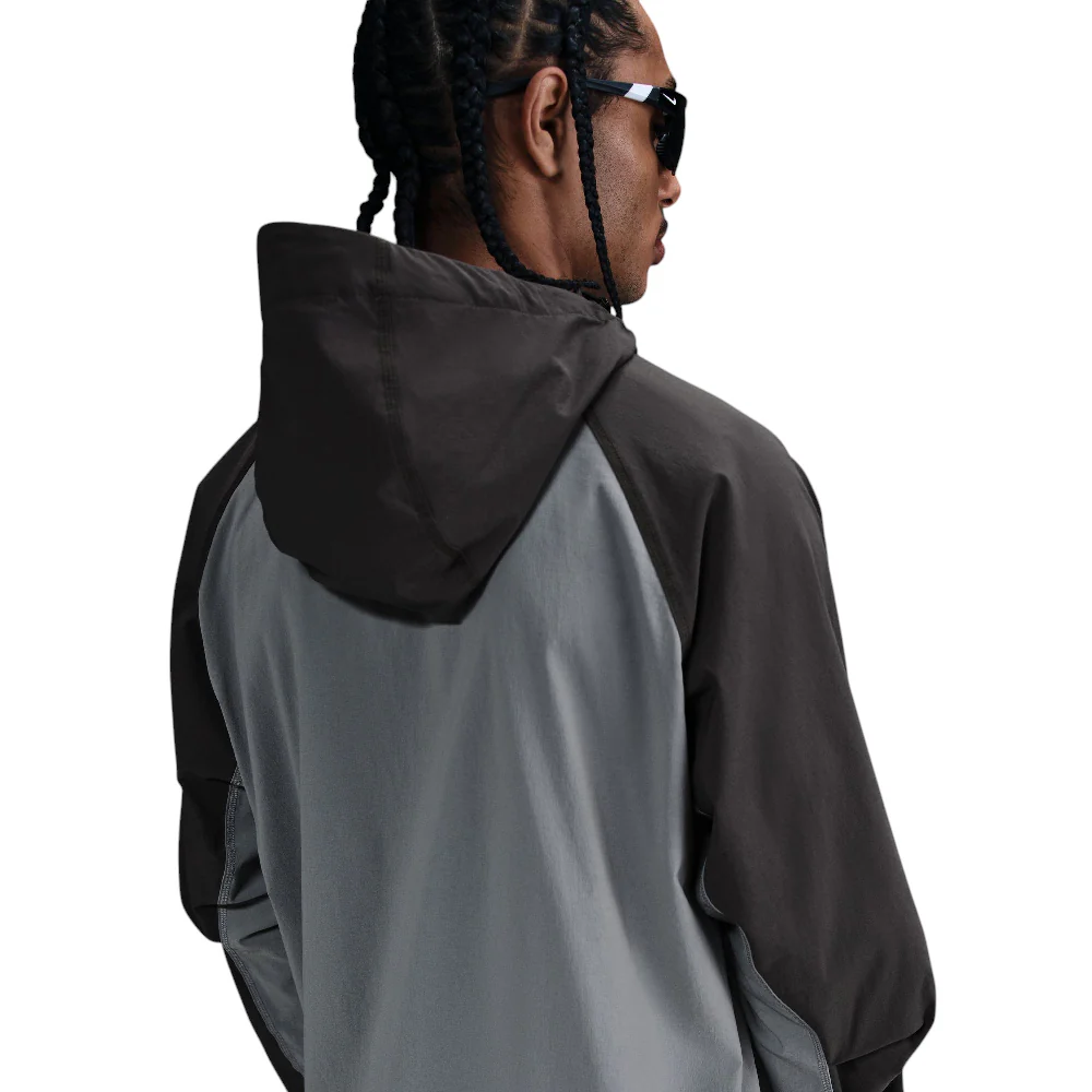 Tech Woven Jacket Grey/Black - Image 4