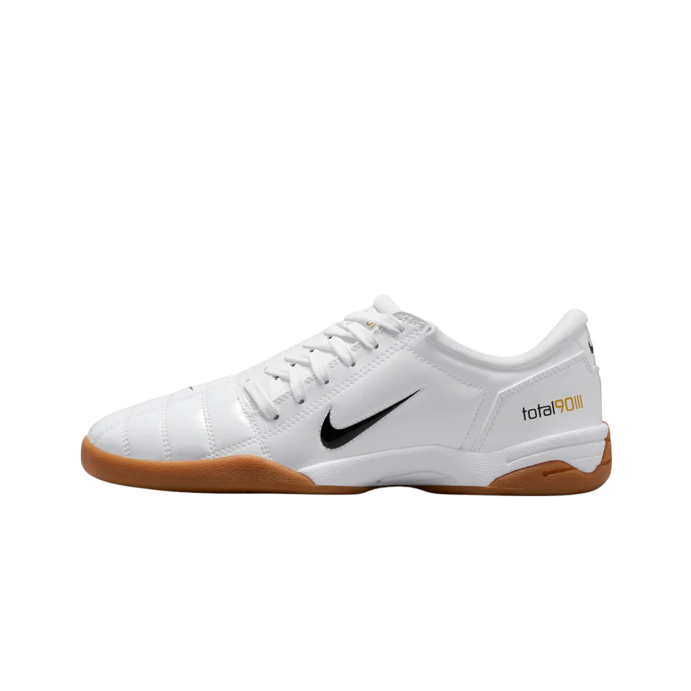 Total 90 White Black Gold Sneakers