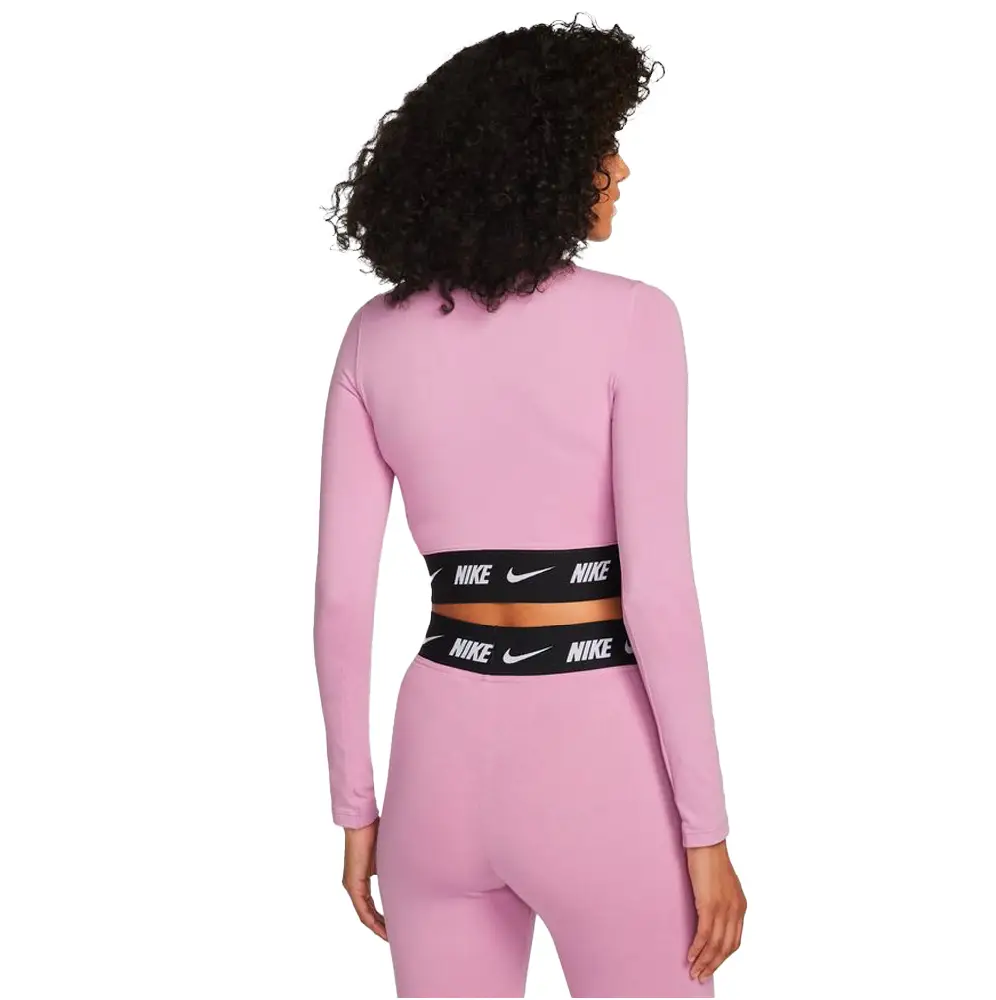 Sportswear Crop Tape Long Sleeve T-Shirt - Image 2
