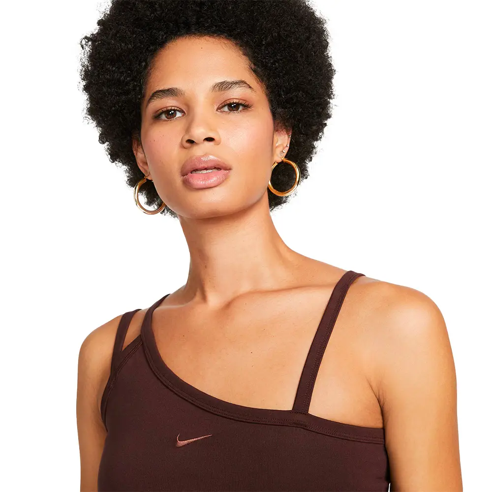 Sportswear Everyday Modern Asymmetrical Crop Tank - Image 3