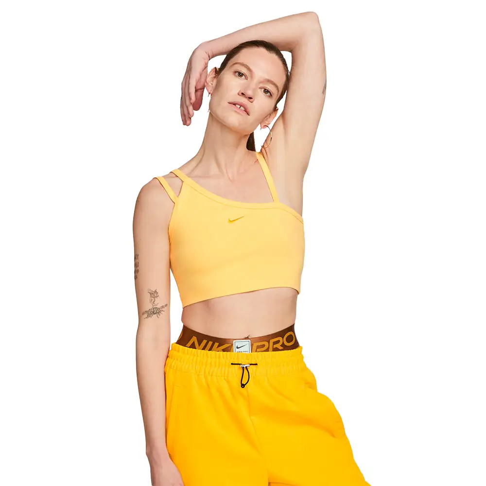 Sportswear Everyday Modern Asymmetrical Crop Tank