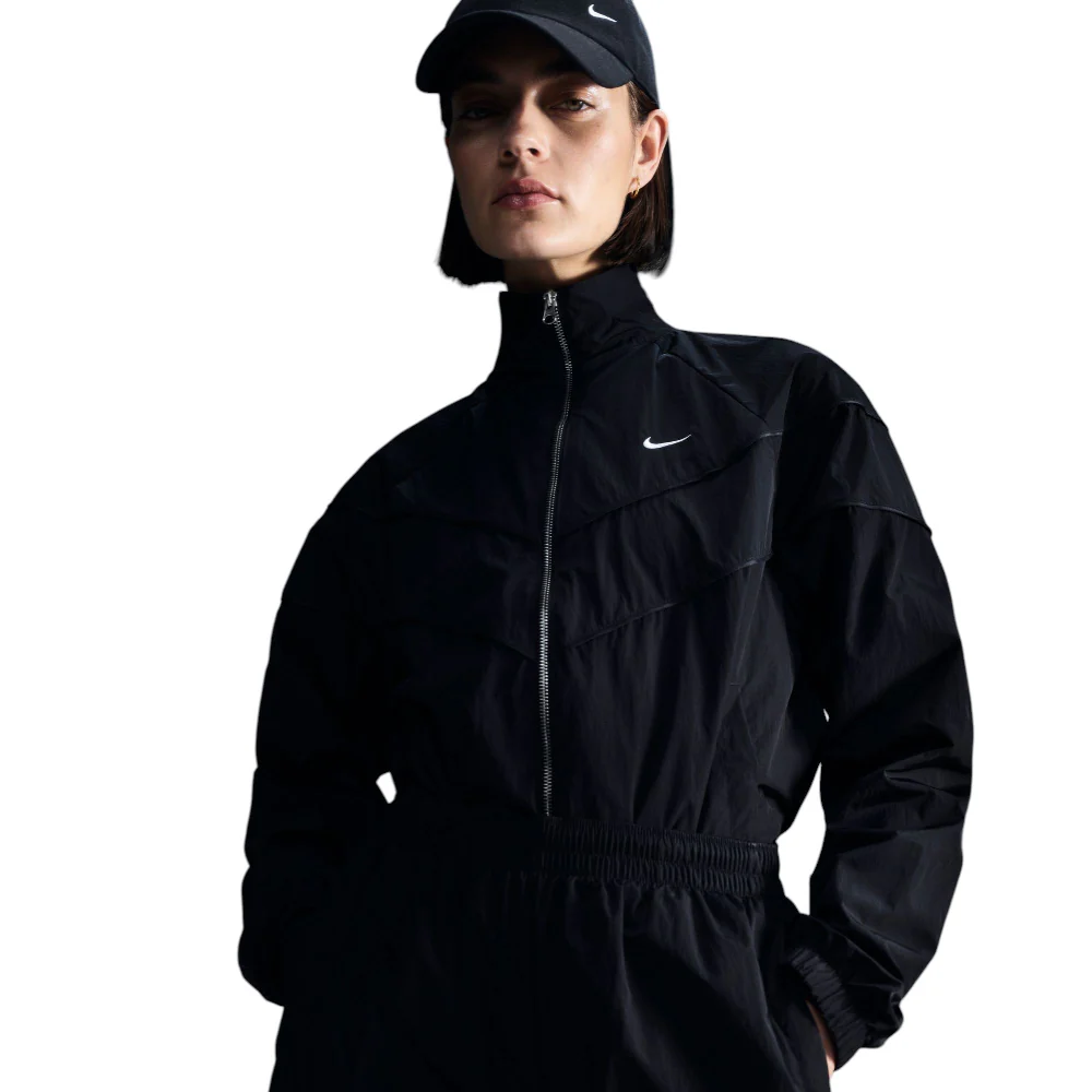 Windrunner Loose UV Woven Full-Zip Jacket Black - Image 4
