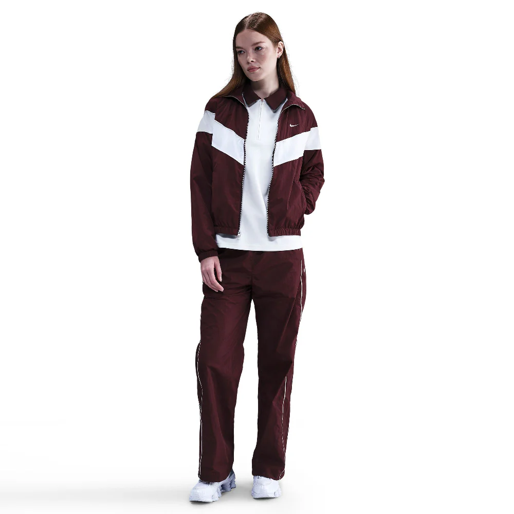 Windrunner Loose UV Woven Full-Zip Jacket Red