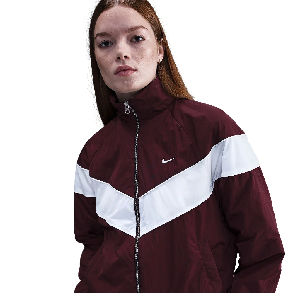 Windrunner Loose UV Woven Full-Zip Jacket Red - Image 3