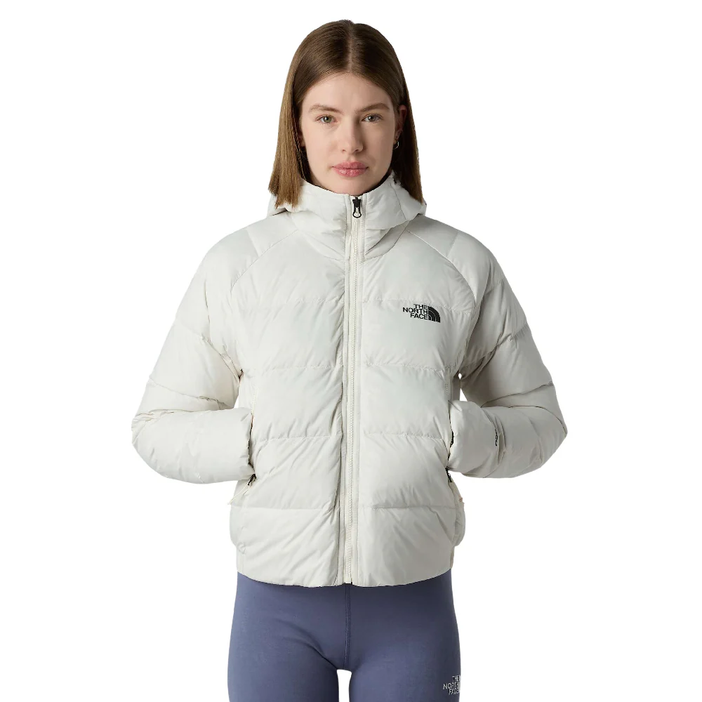 Hyalite Down Hooded Jacket White - Image 3