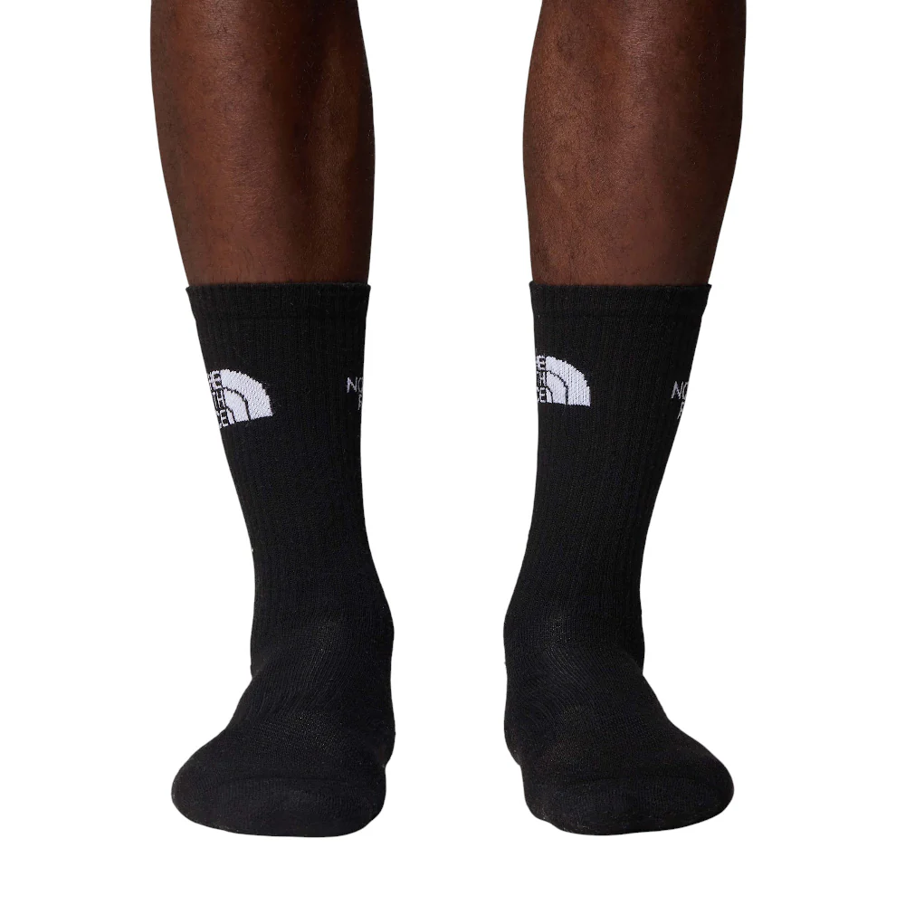Multi Sport Cush Crew Sock 3 Pairs Black - Image 2