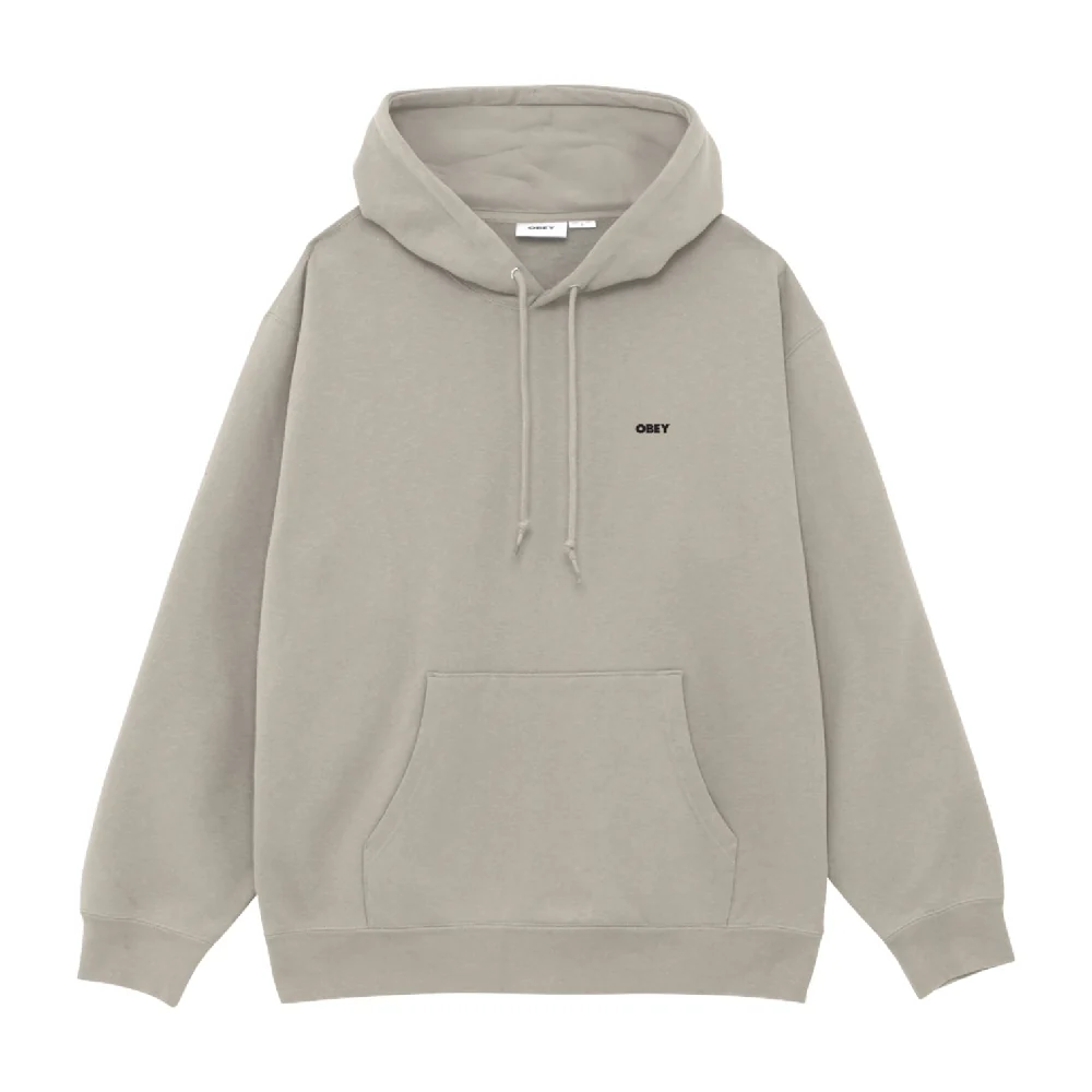 Art Studio Flowers Fleece Hoodie Grey