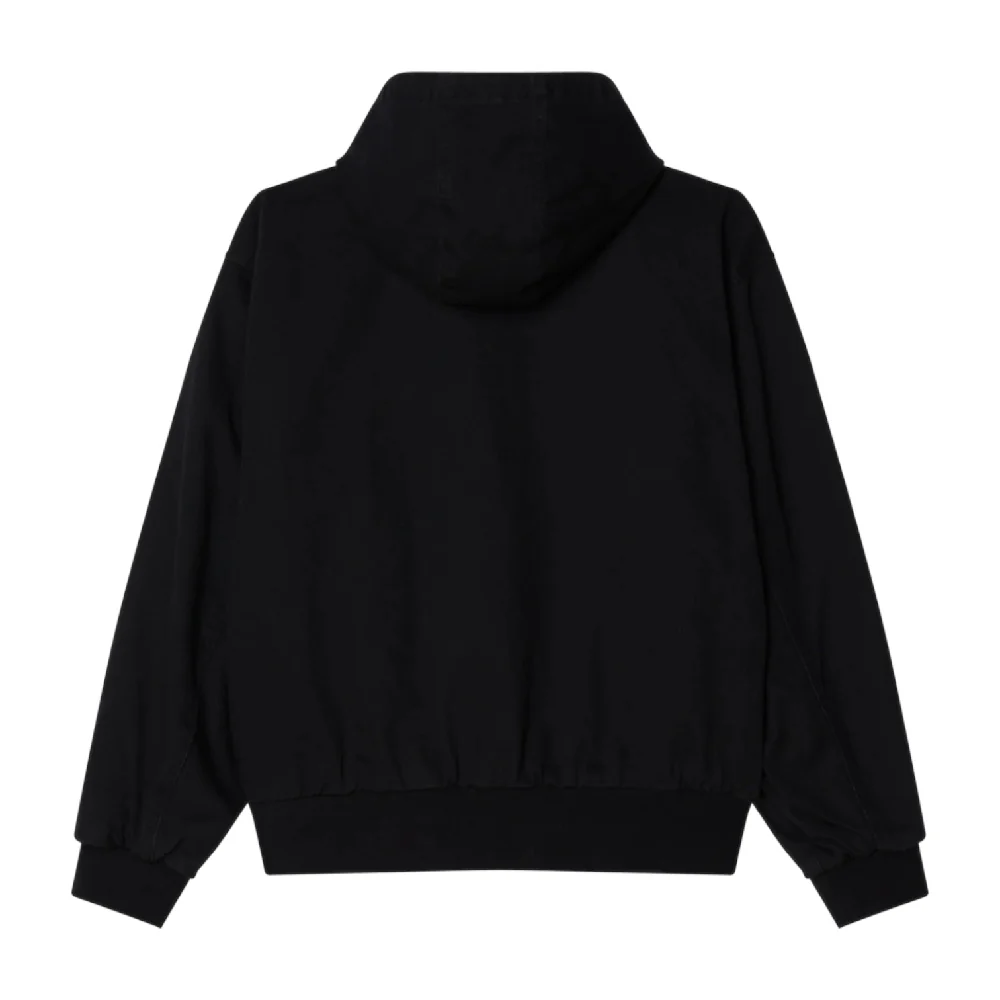 Glen Zip Up Jacket Black - Image 2