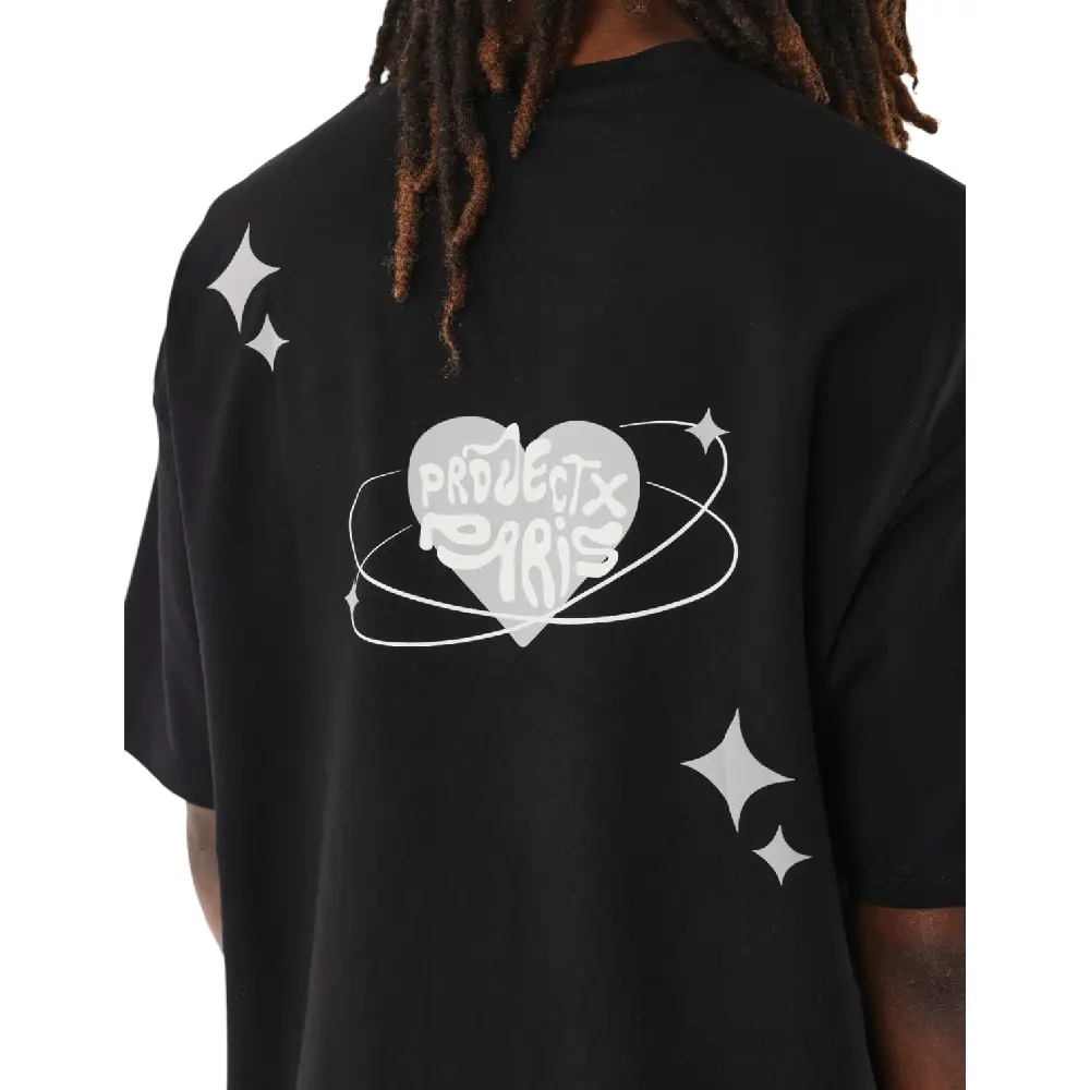 Oversized Y2K T-shirt Black - Image 4