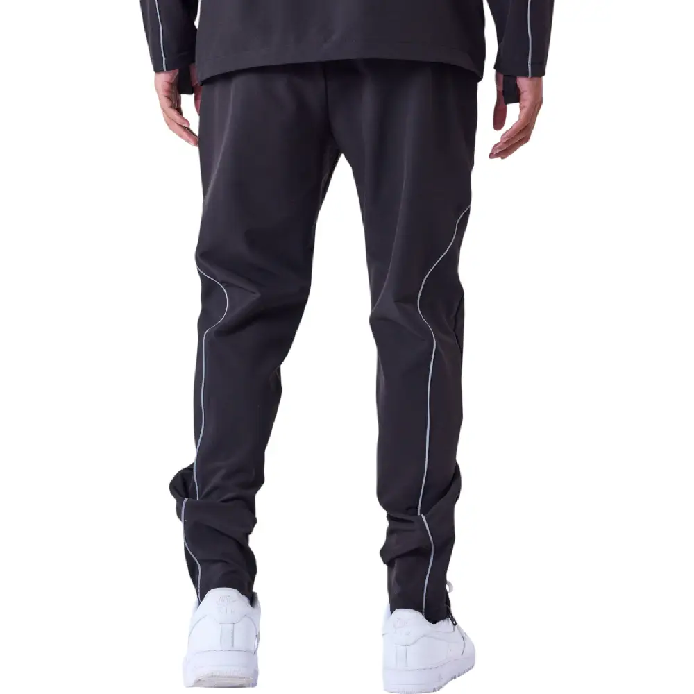 Pants with reflective details Black - Image 2