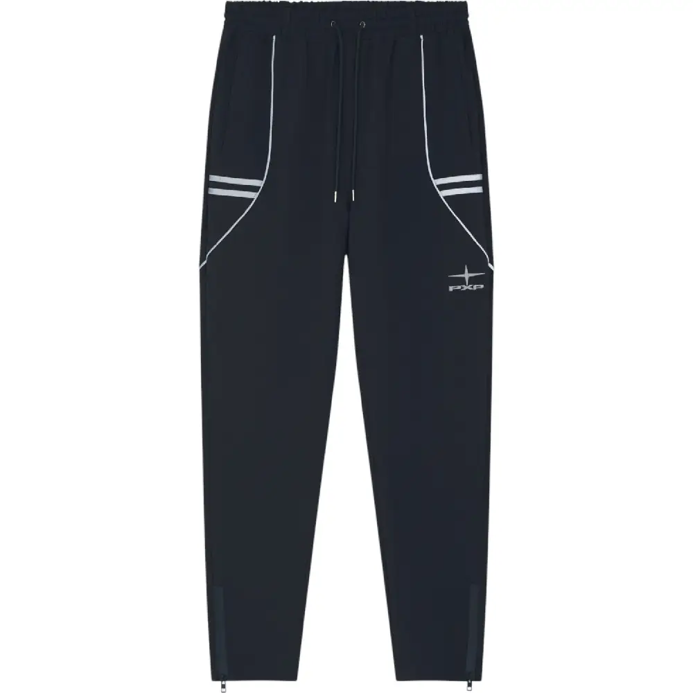 Pants with reflective details Black - Image 4